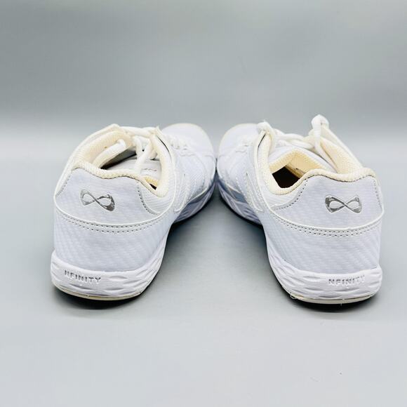 Nfinity Shoes Womens 9 White Rival Cheer Cheerleading Low Top Athletic Sneakers - Picture 7 of 12
